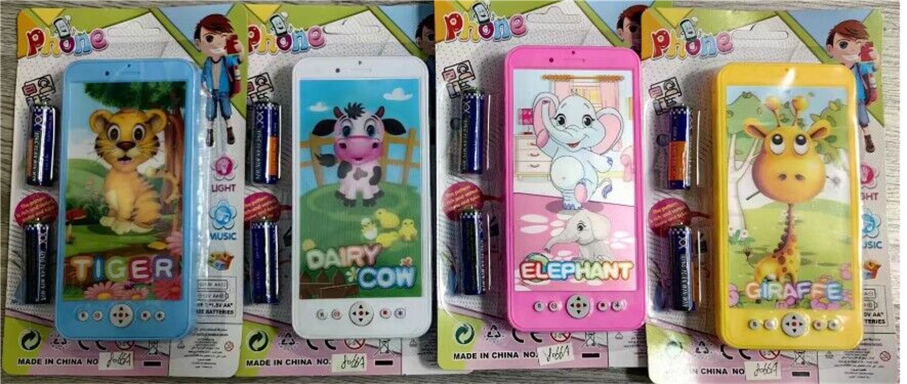 Игрушечные телефоны с батарейками оптом