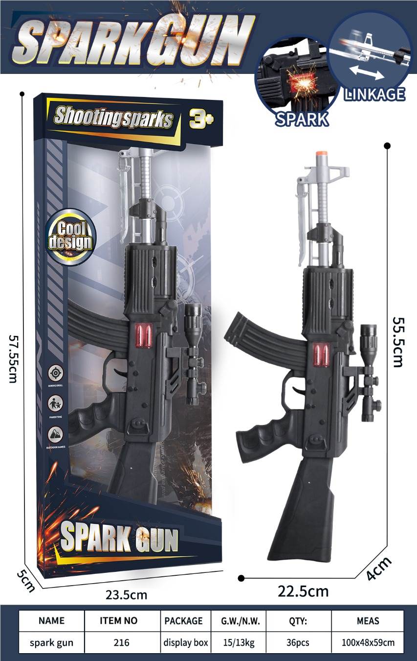 Оптовая закупка: AK Flotgun - игрушечный пистолет с кремневым механизмом