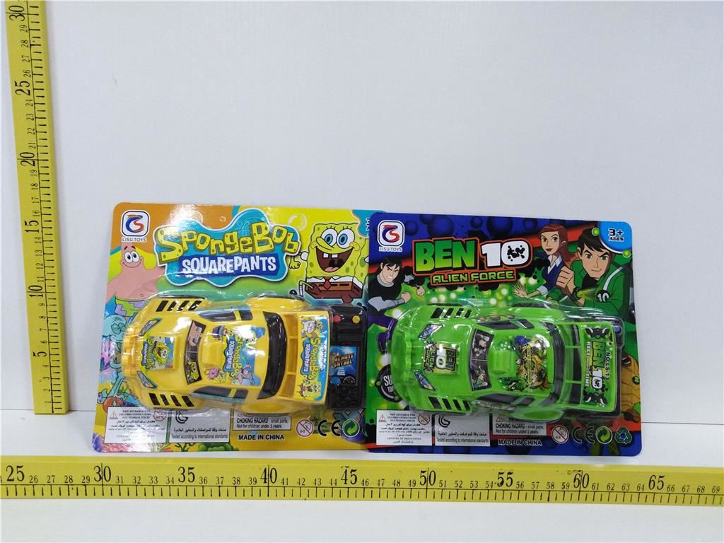 Машинки Ben 10 на проводе, 4 дизайна