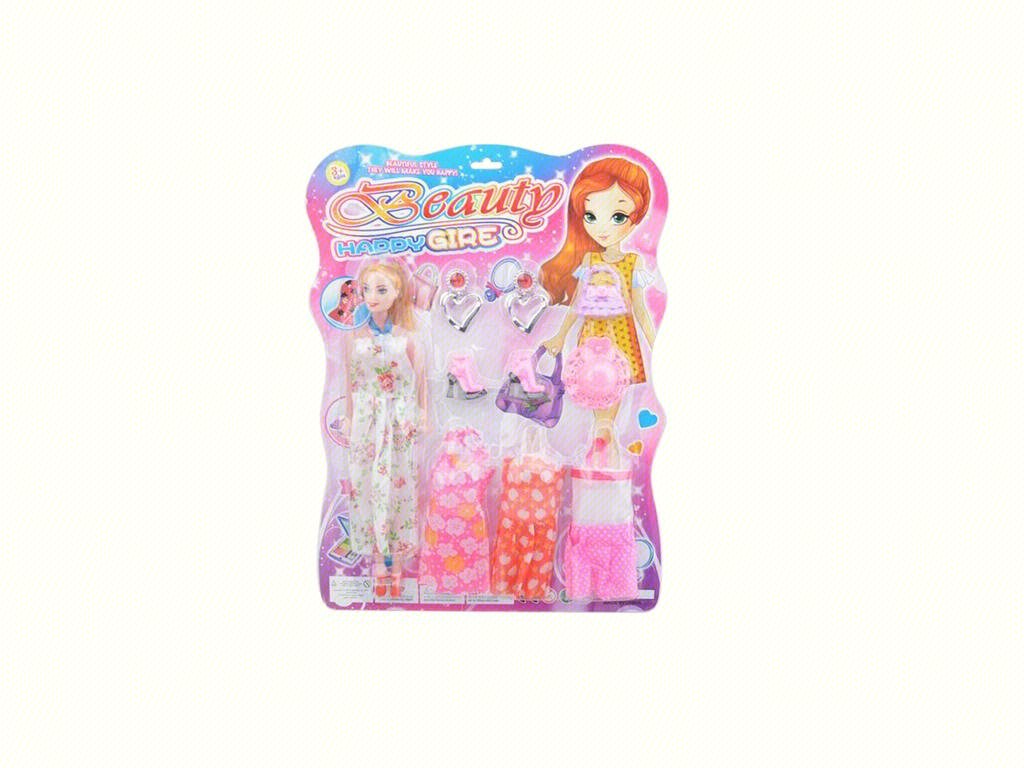 Кукла Барби с нарядами, игровой набор
