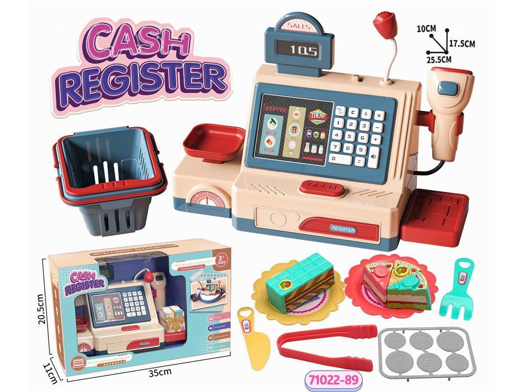 Игровой набор "Касса и торт" 明宝玩具