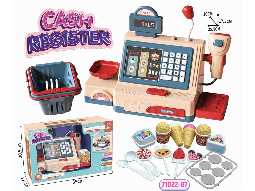 Кассовый аппарат с конфетами, игровой набор