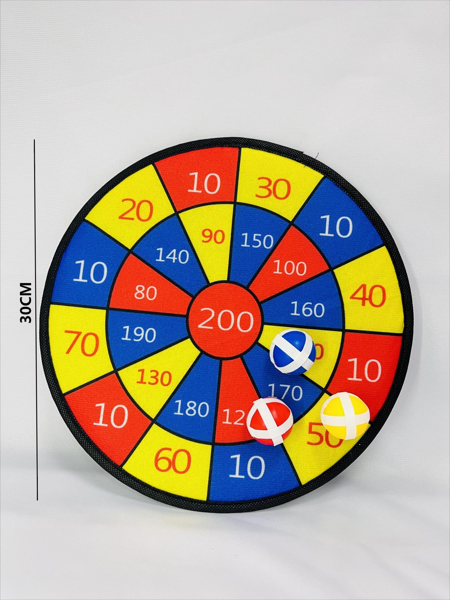 Мишень тканевая 30см с липучками для игр