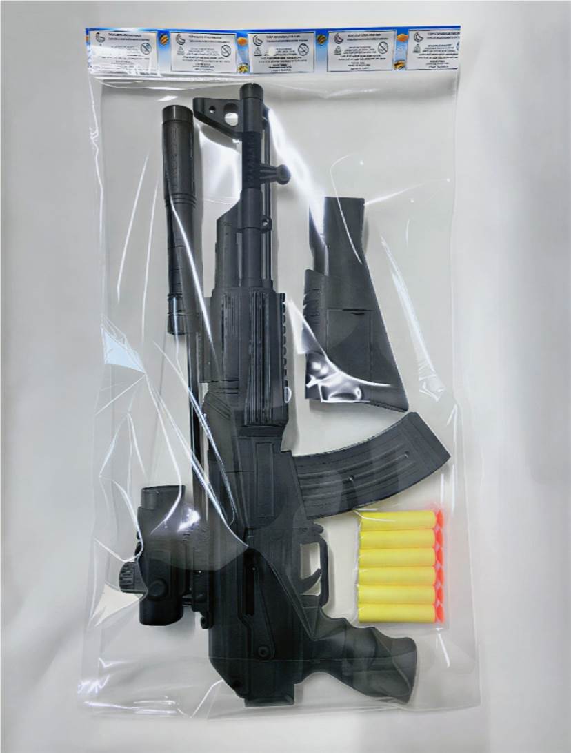 Автомат AK-47 с мягкими пулями, игрушечный