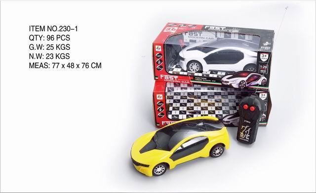 Двусторонняя машинка с 3D подсветкой, радиоуправление