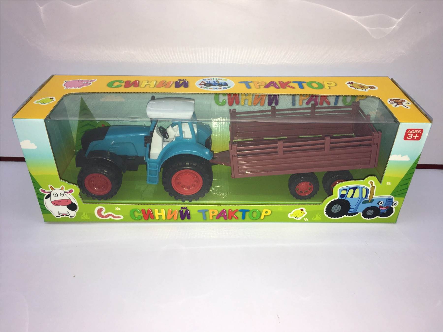 Игровой набор "Фермерская машина" с фигурками животных