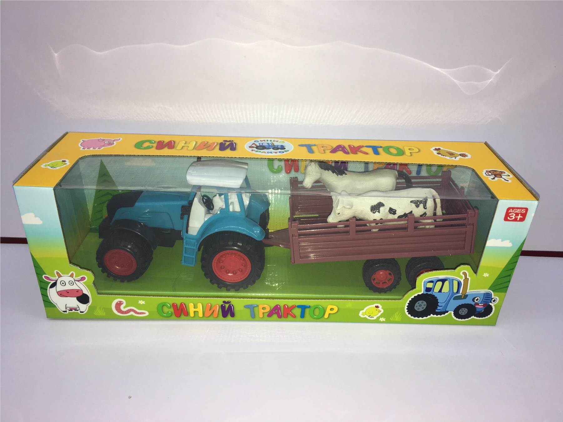 Игровой набор "Фермерская машина" с фигурками животных