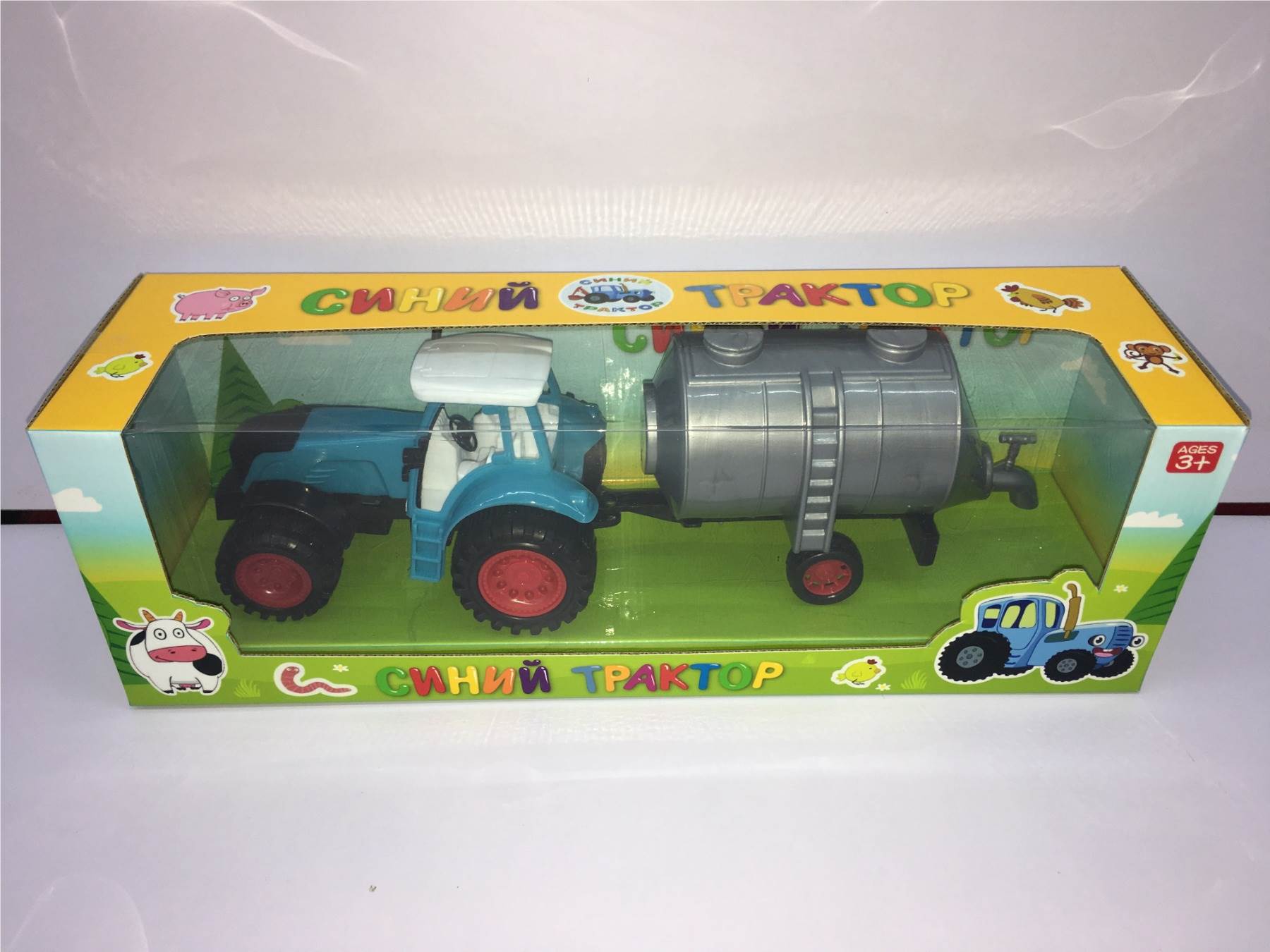 Игровой набор "Фермерская машина" с фигурками животных