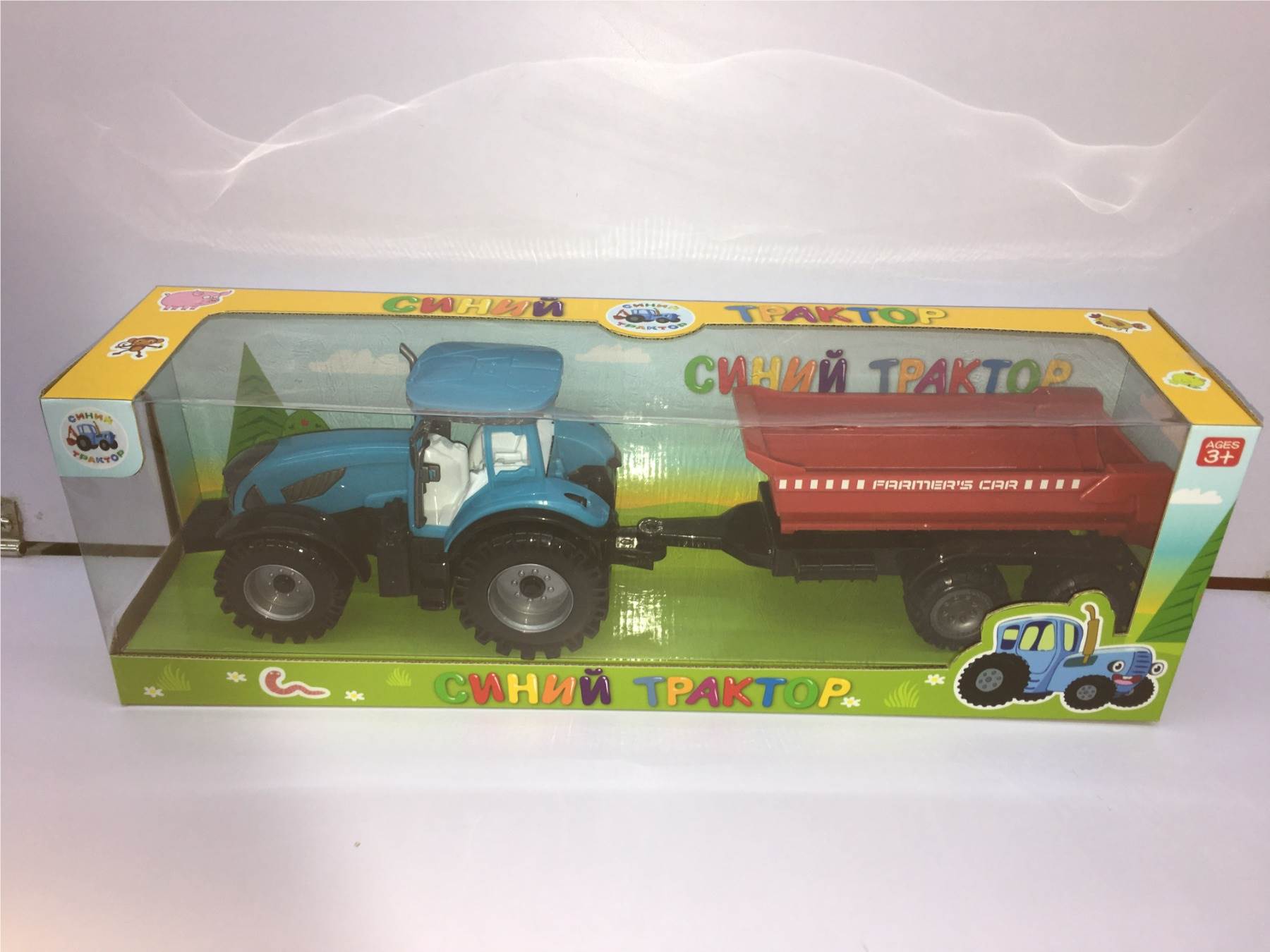 Игровой набор "Фермерская машина" с фигурками животных