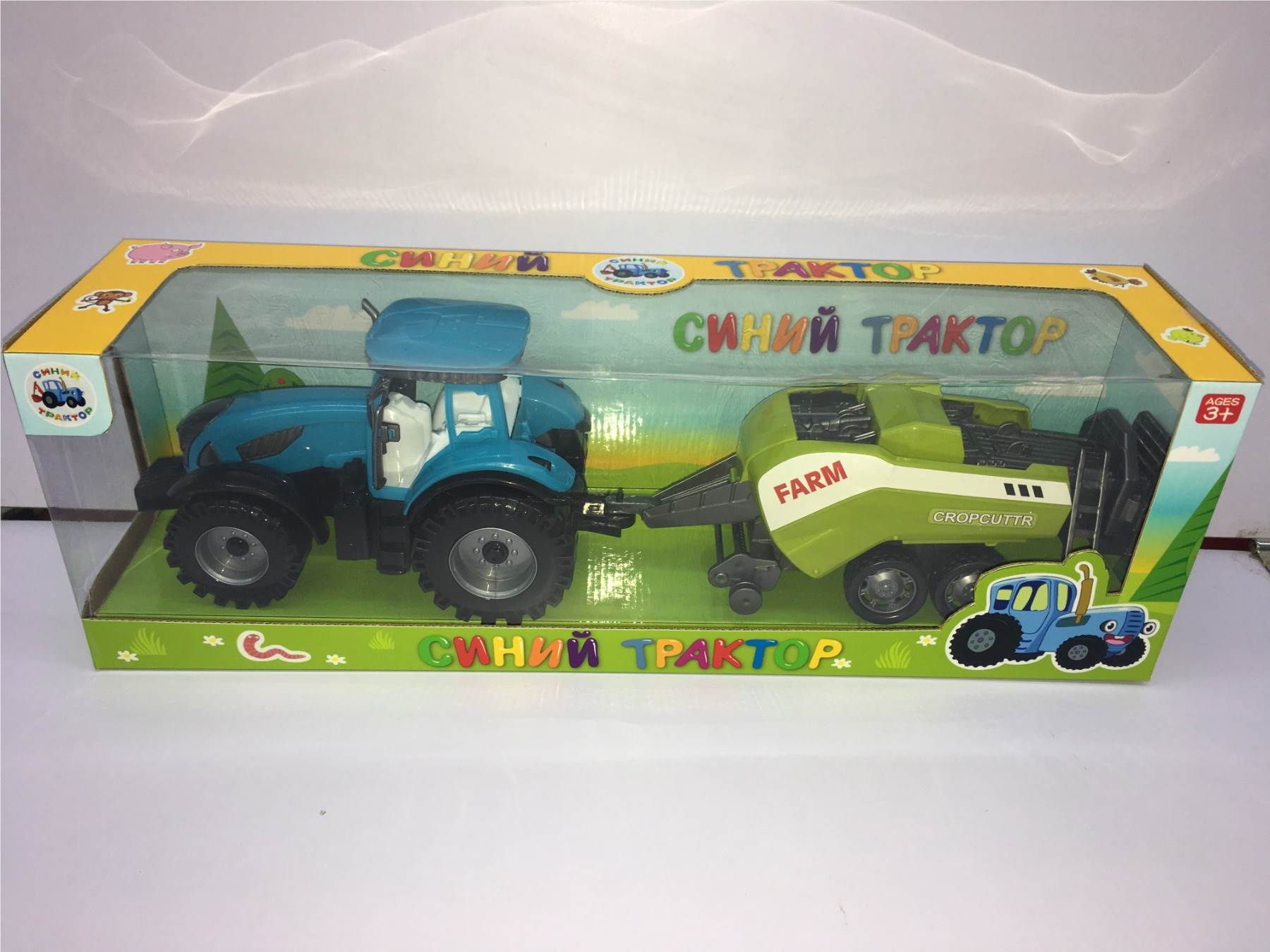 Игровой набор "Фермерская машина" с фигурками животных