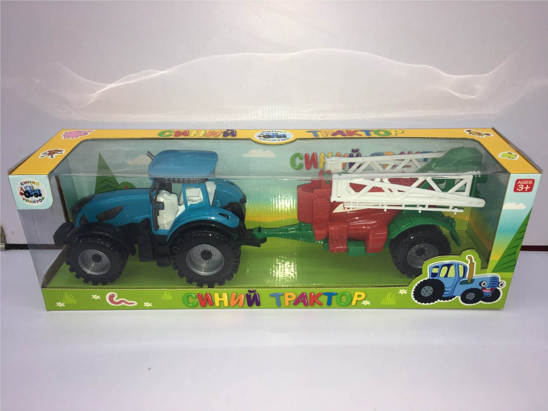 Игровой набор "Фермерская машина" с фигурками животных