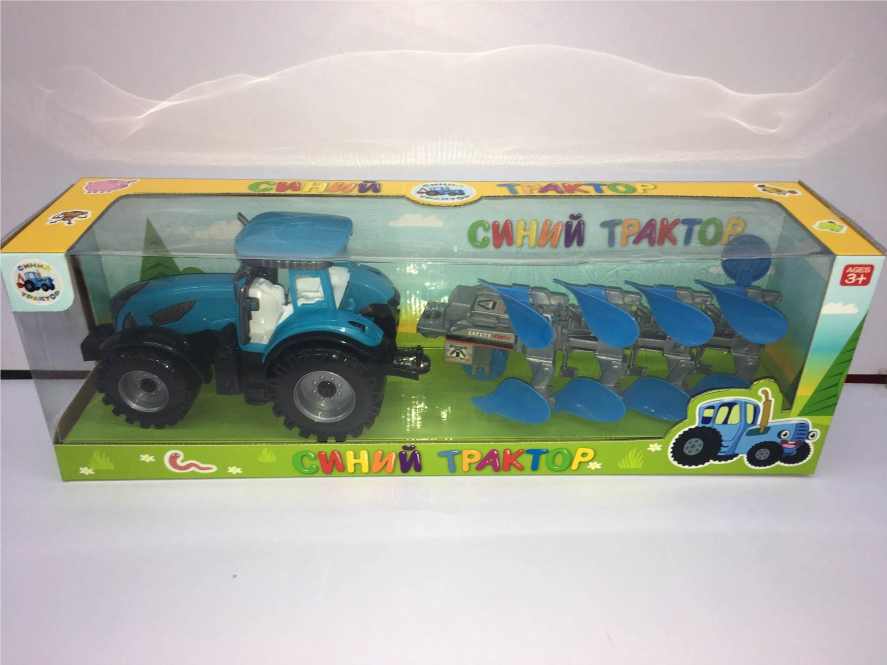Игровой набор "Фермерская машина" с фигурками животных