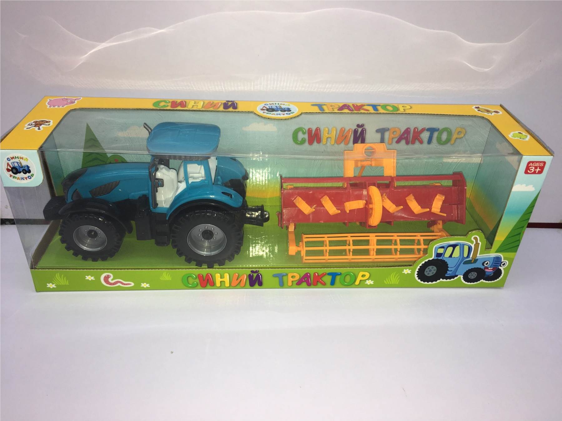 Игровой набор "Фермерская машина" с фигурками животных
