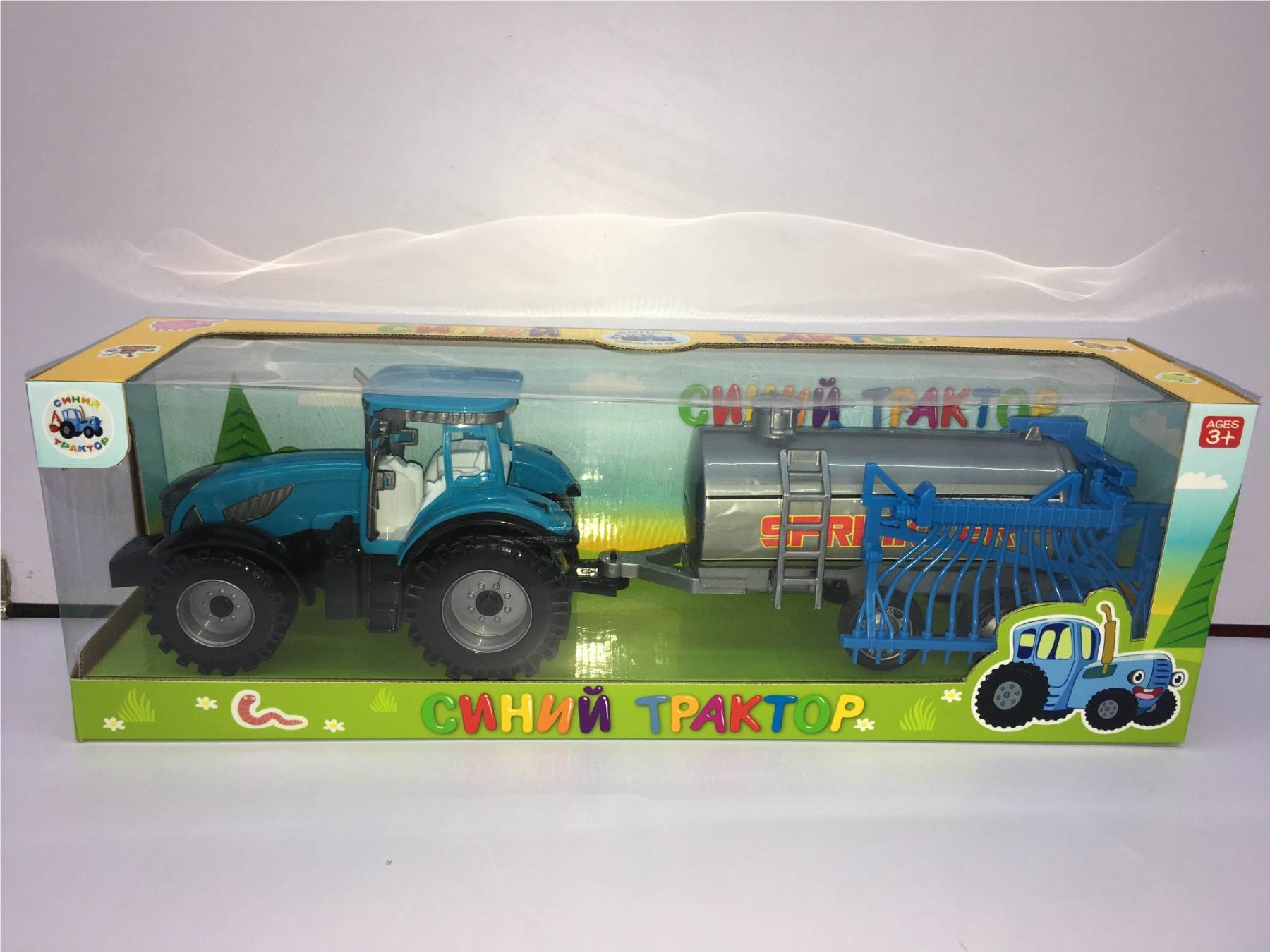 Игровой набор "Фермерская машина" с фигурками животных