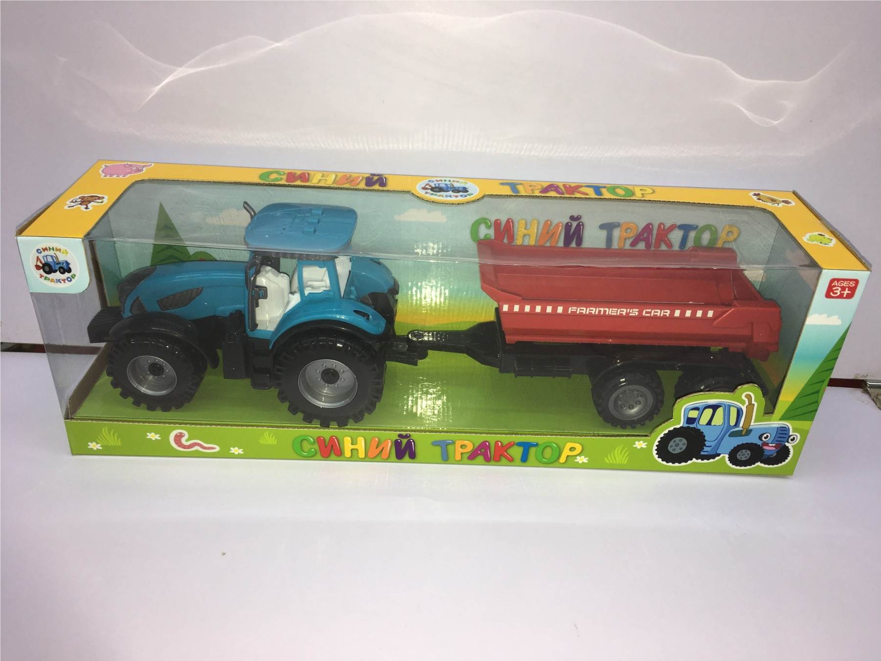 Игровой набор "Фермерская машина" с фигурками животных