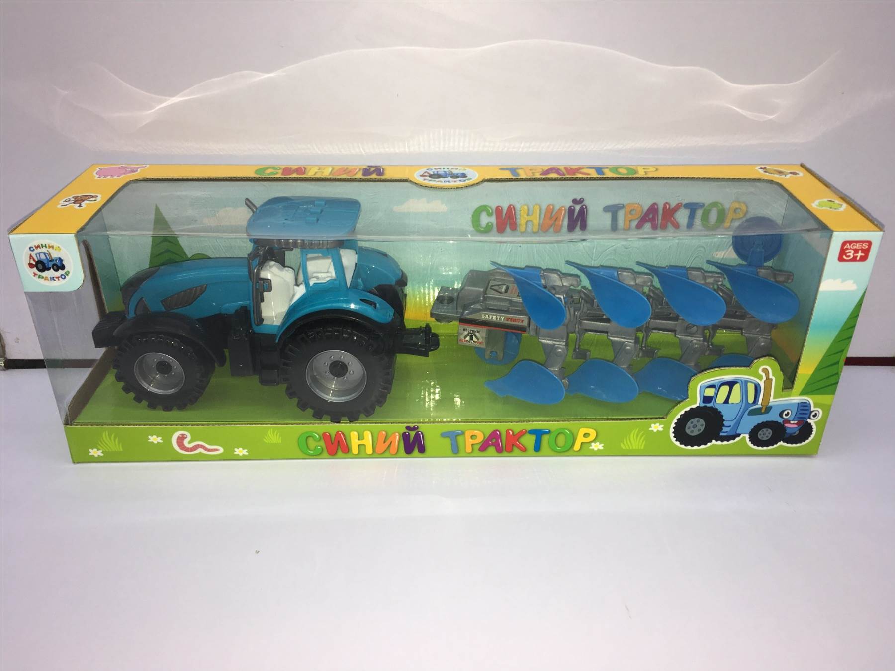 Игрушечный фермерский автомобиль с фигурками животных