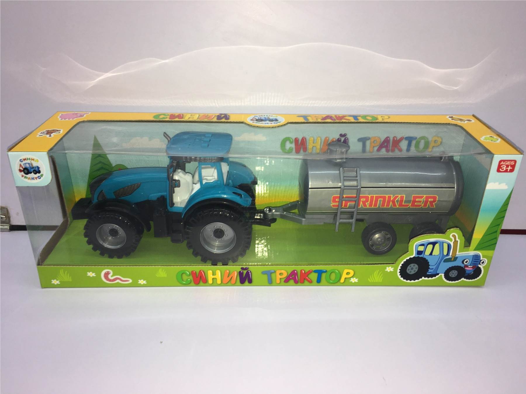 Игрушечный фермерский автомобиль с фигурками животных