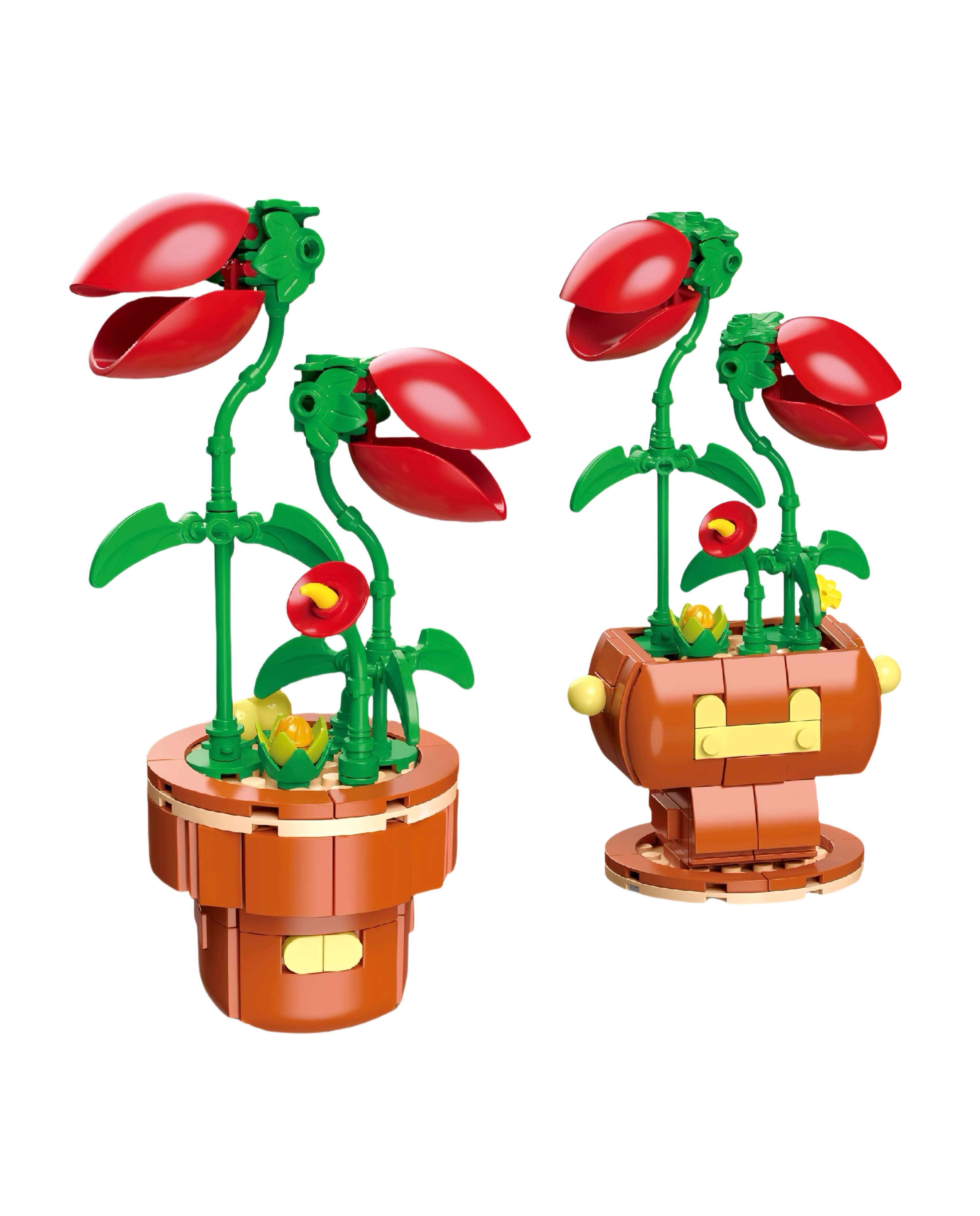 Конструктор-цветок 钻马积木, Lego-тип, мелкие детали