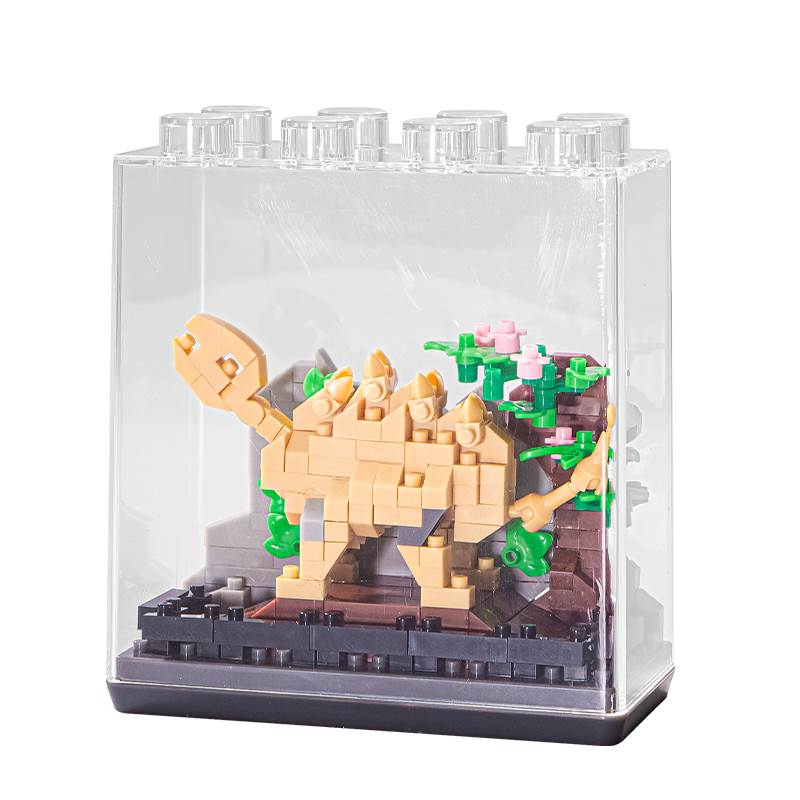 Конструктор динозавры и цветы, мелкий блок, тип Lego