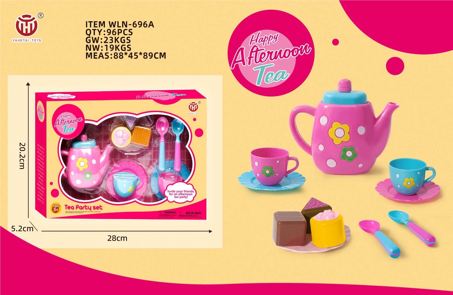 Игровой чайный сервиз A (11 предметов)