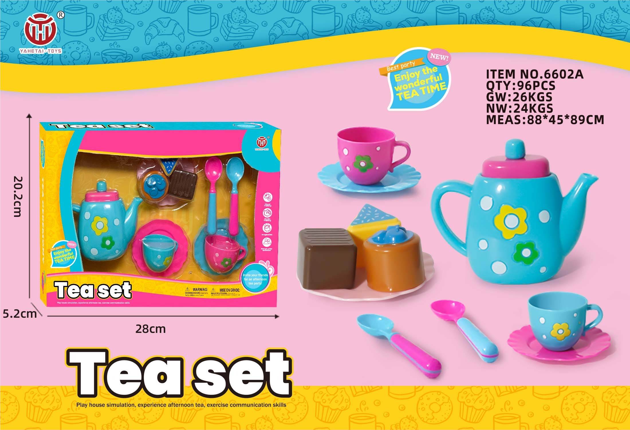 Игровой чайный сервиз (11 предметов)