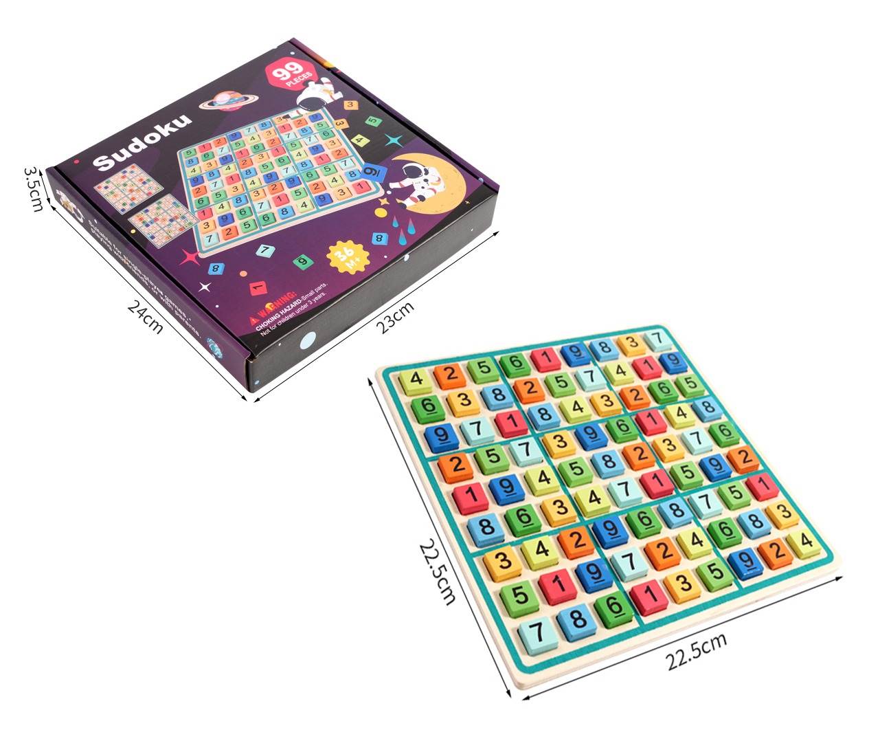 Деревянная игра Судоку 9х9