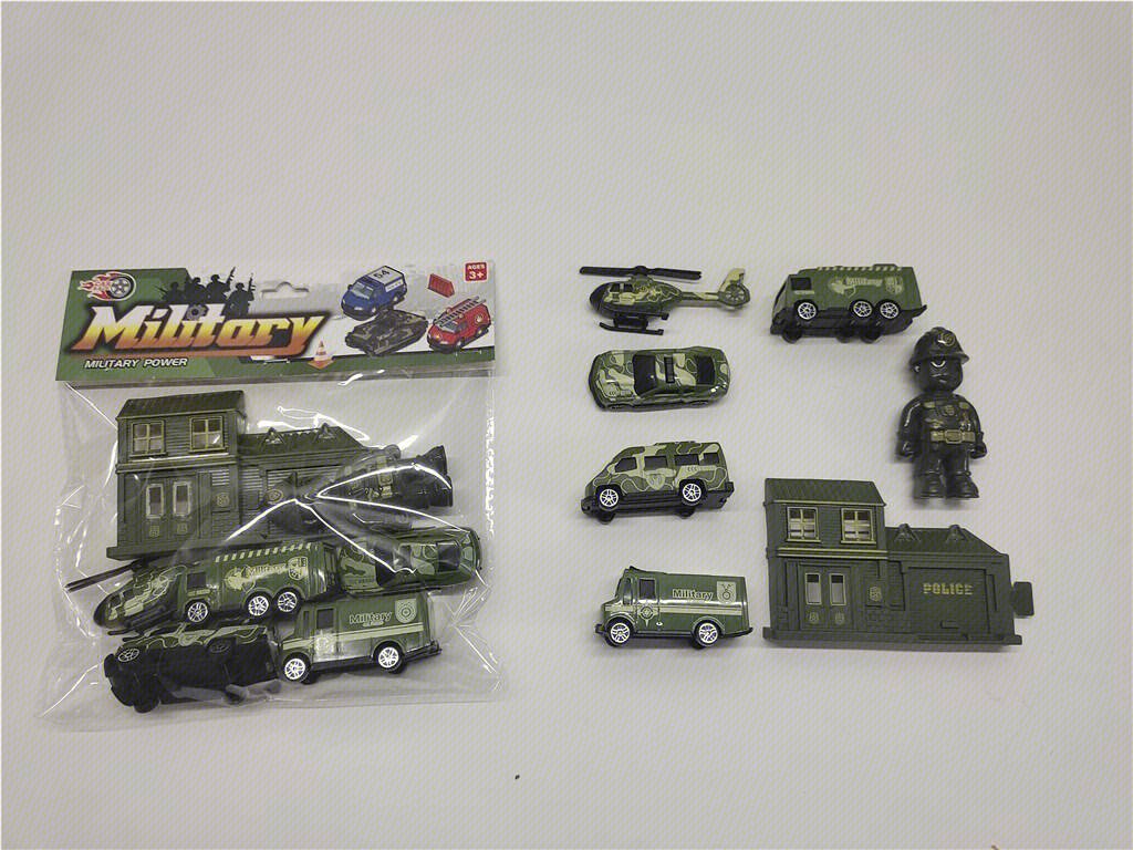 Военный набор игрушек: машинки и модели
