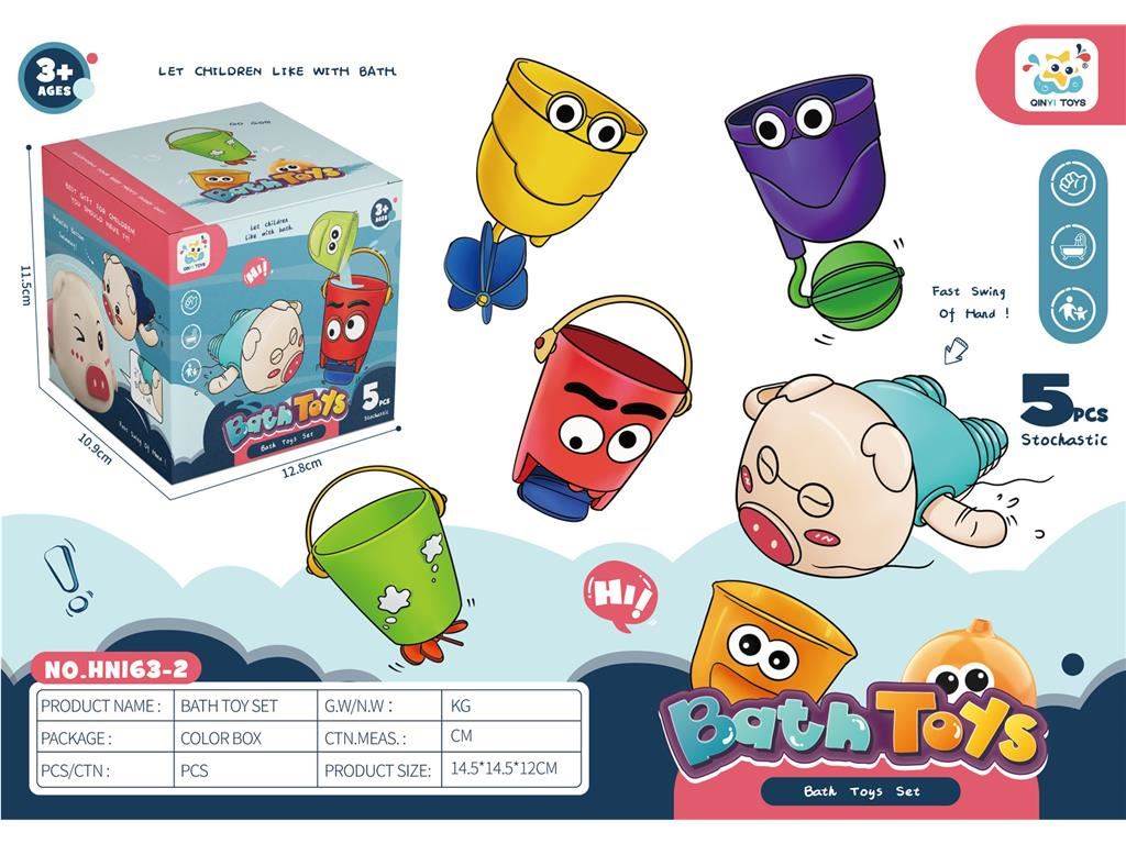 Игрушки для ванной "Водный парк", 72шт/кор