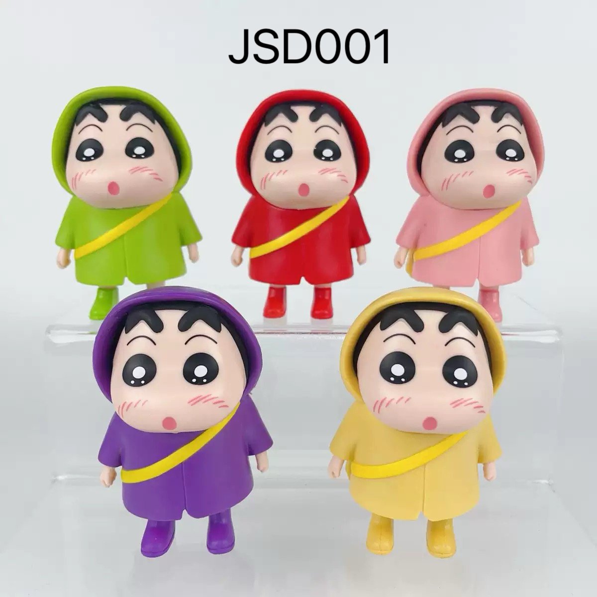 Виниловые фигурки Shin Chan, 5 цветов в наборе