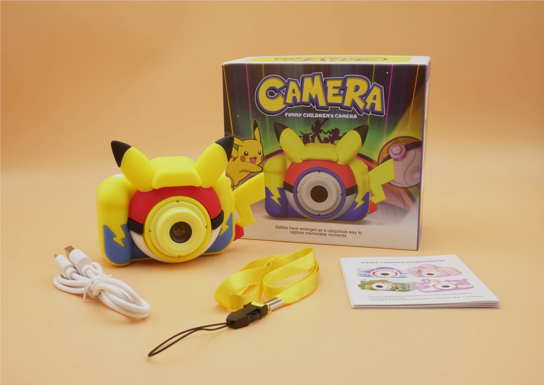 Детский фотоаппарат Pikachu HD с двумя камерами