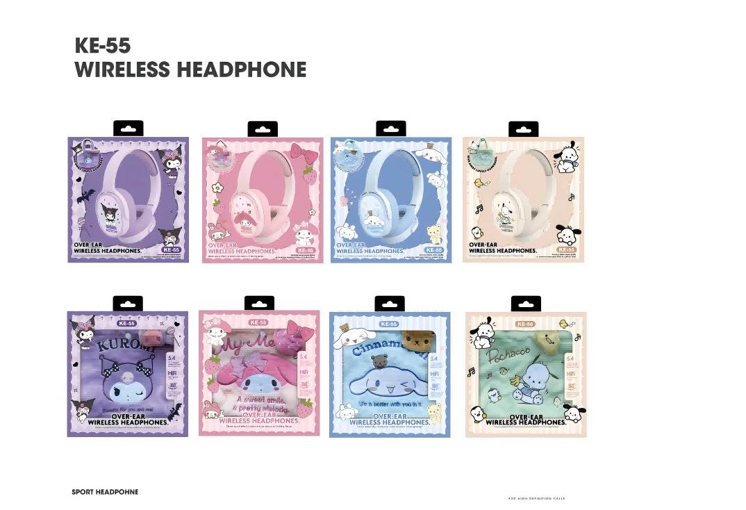Bluetooth-наушники Sanrio с ободком