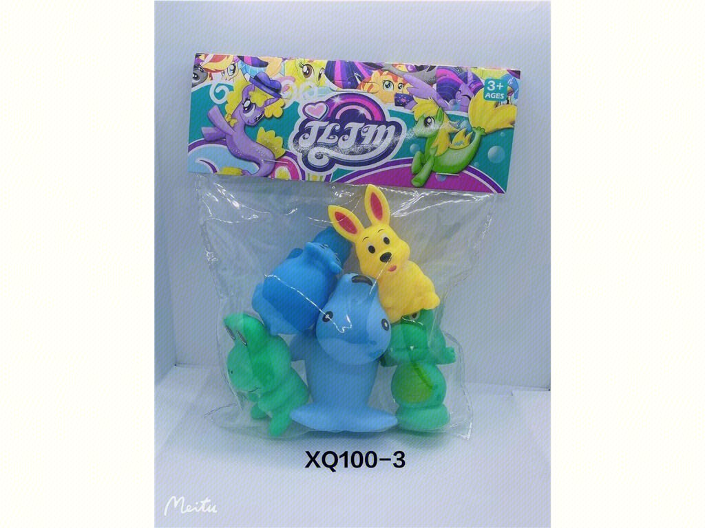Набор игрушек для ванной "5 животных"
