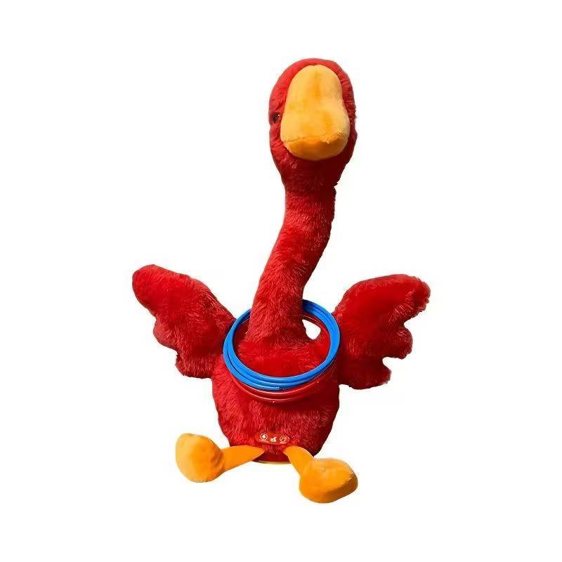 Интерактивная игрушка Белый Гусь/Кактус: запись, музыка, свет