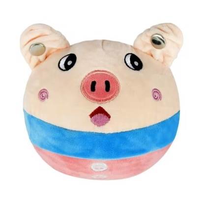Музыкальная мягкая игрушка свинка с фруктовым сенсором