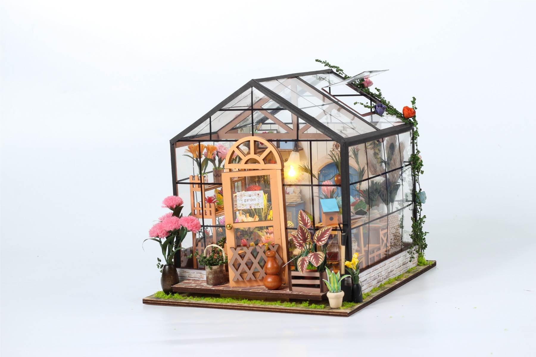 Деревянный DIY домик Kath Flower House, 3D пазл