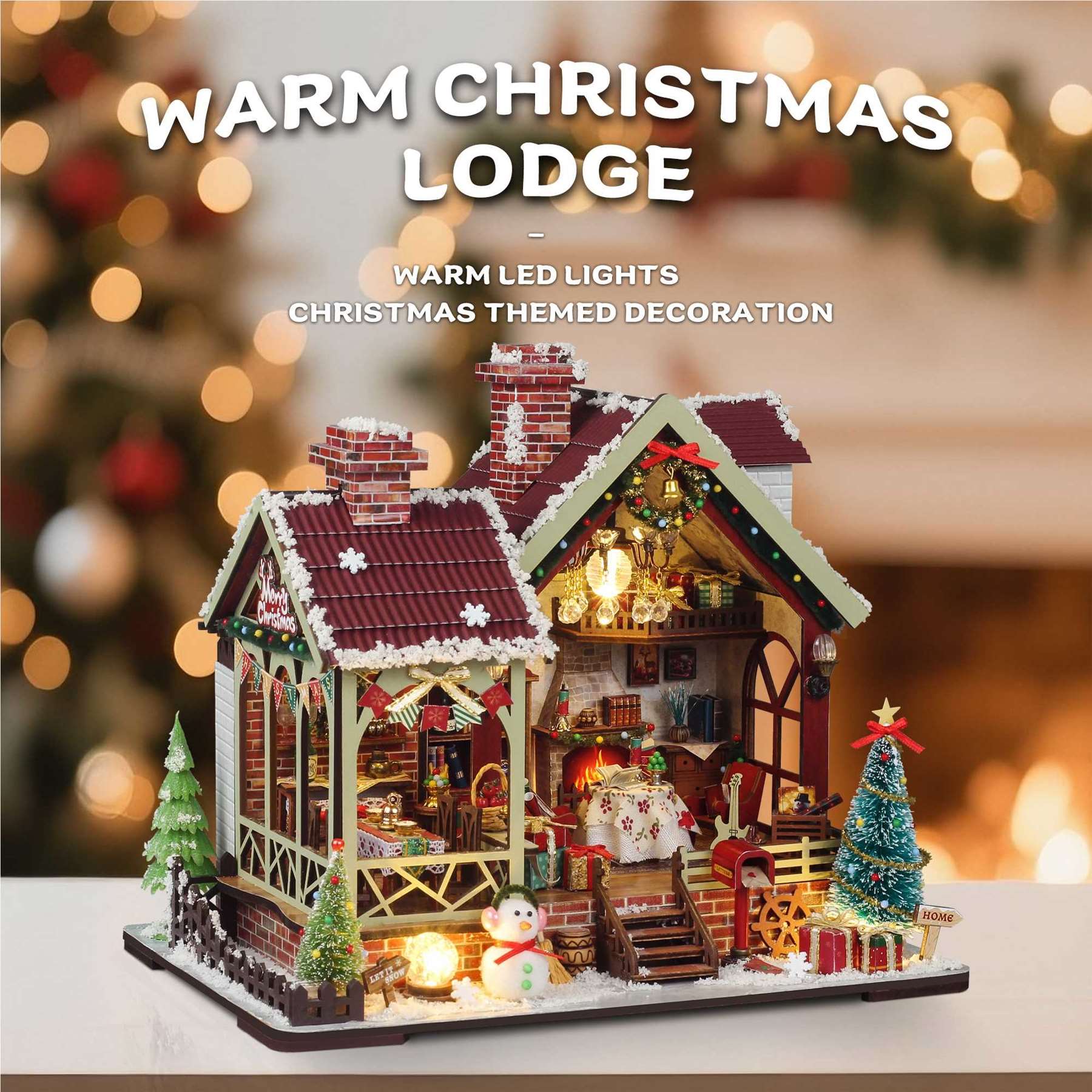 Деревянный конструктор "Christmas Warm Pavilion"