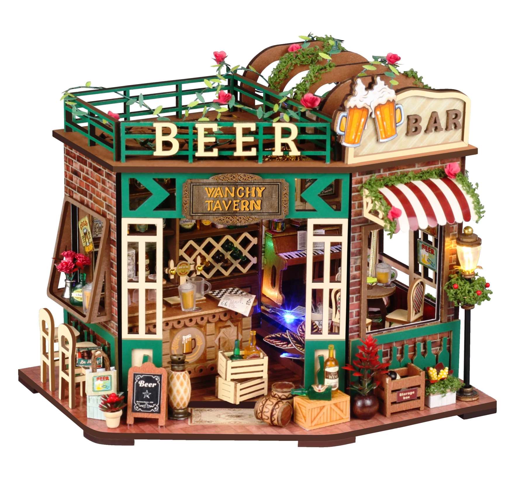 Деревянный конструктор Fanxi Tavern (с пылезащитным чехлом)
