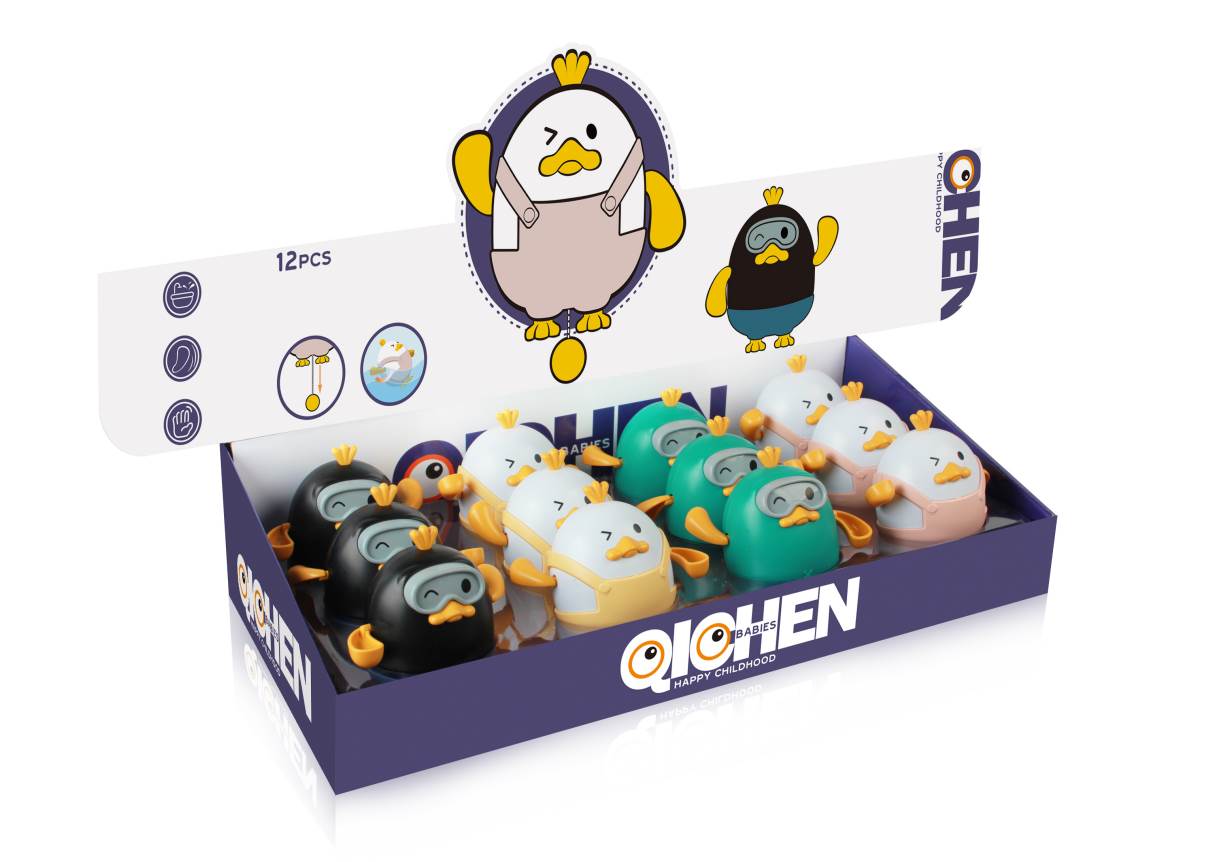Игрушка для ванной Утка с веревочкой