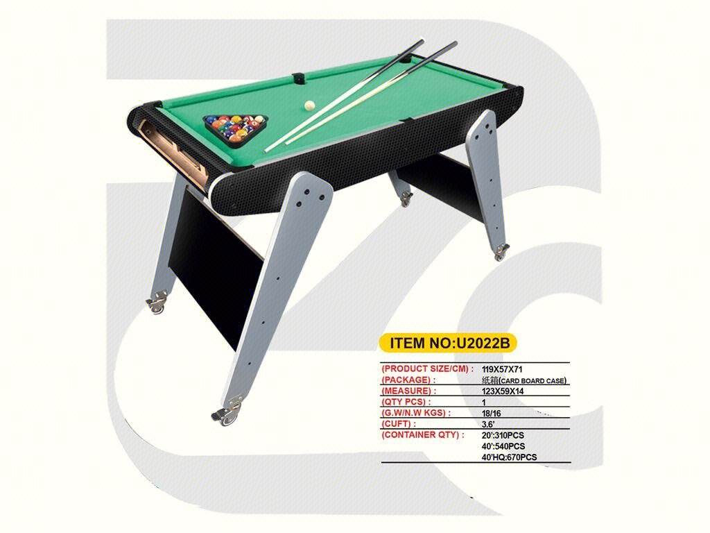 Настольный бильярд с тележкой, спортивная игра