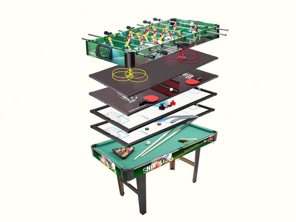 Игровой стол 6 в 1: футбол, бильярд, хоккей и др.