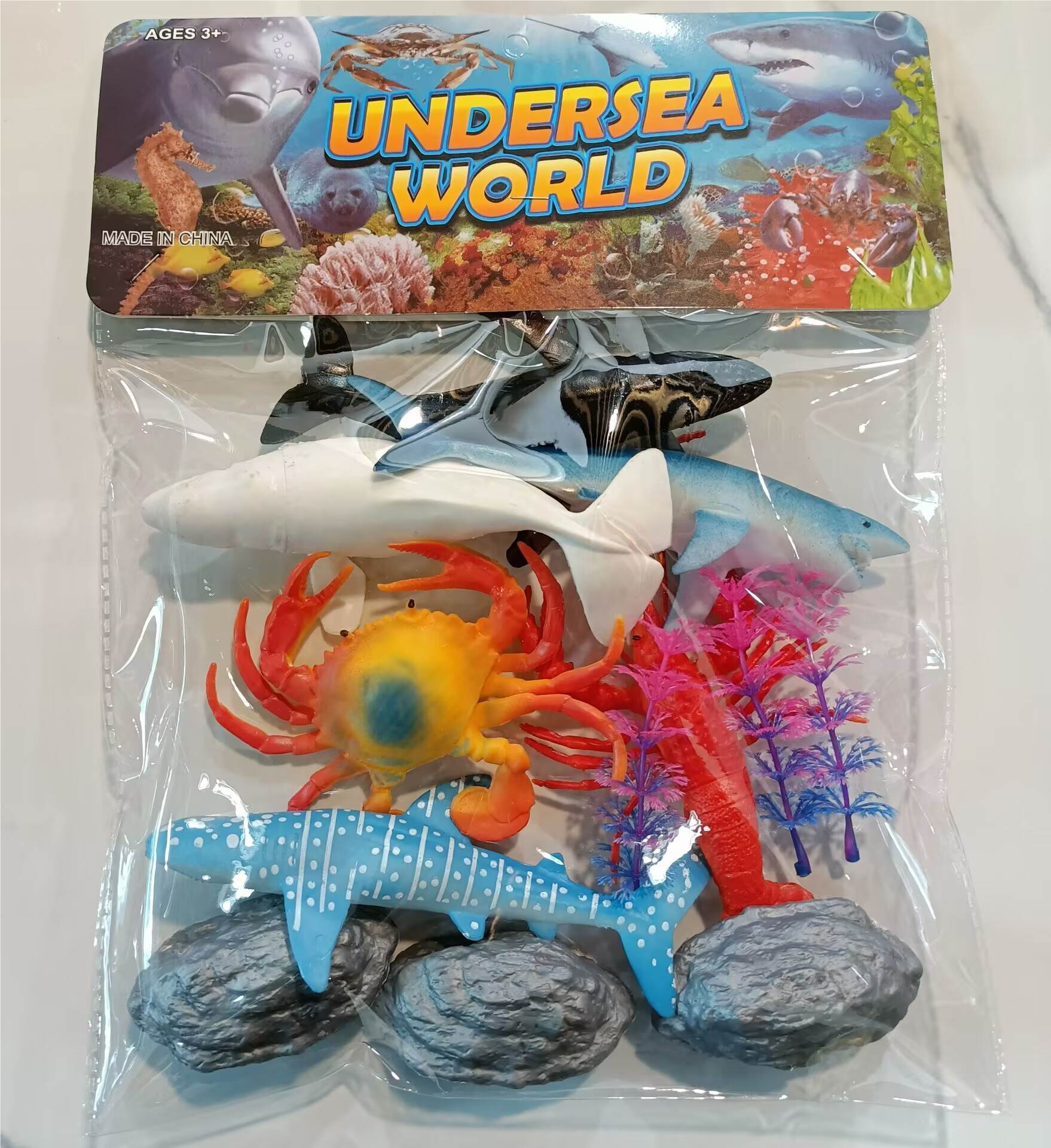 Набор фигурок Морские животные, 6 шт.