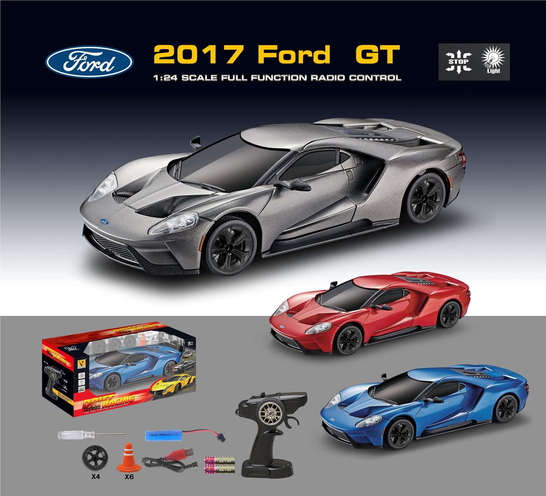 Инерционная машинка Ford, оптом
