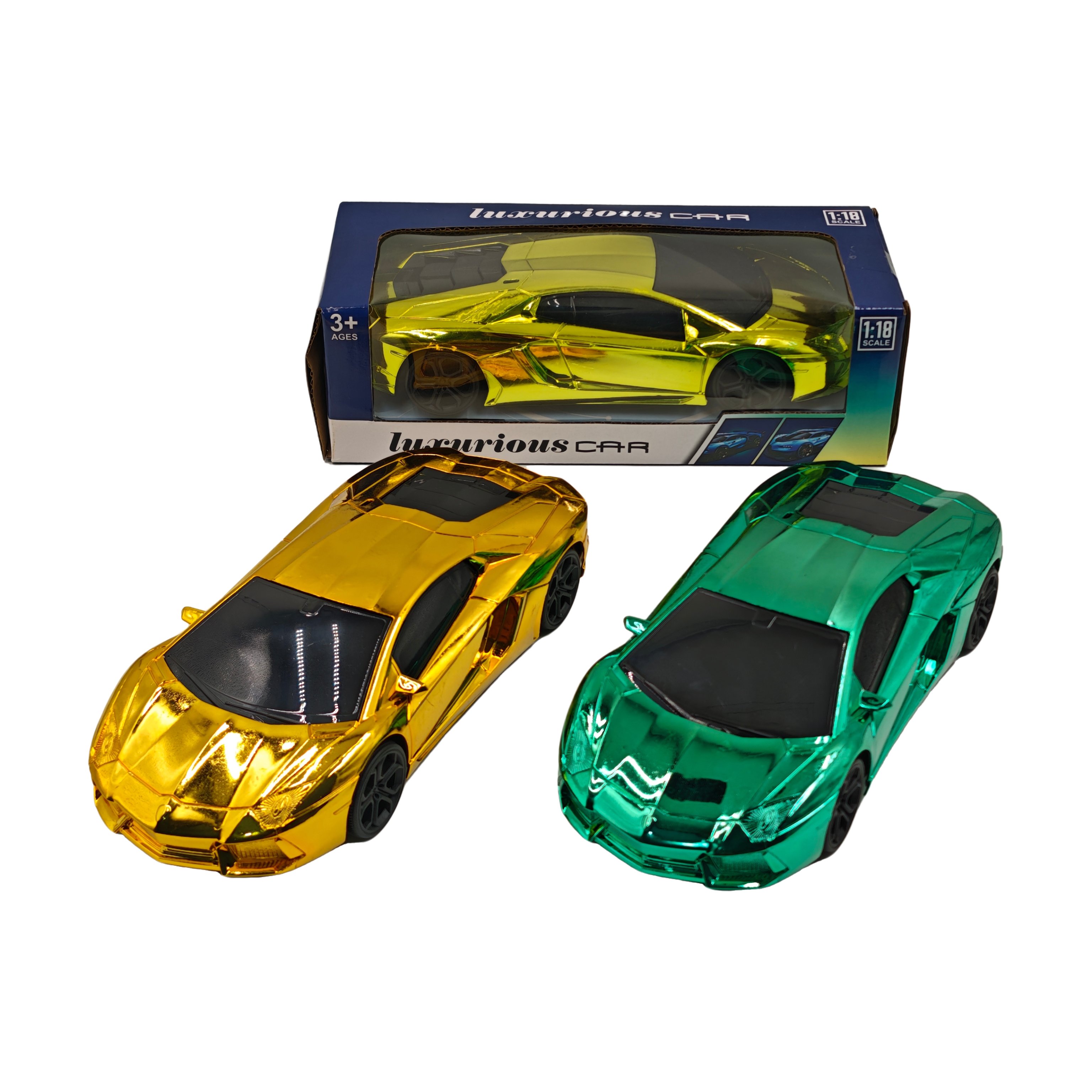 Инерционная машинка Lamborghini (электропокрытие)