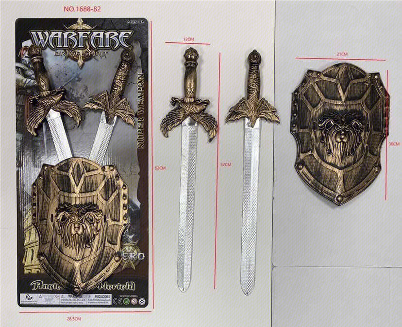 Набор меч и щит Double sword shield suit