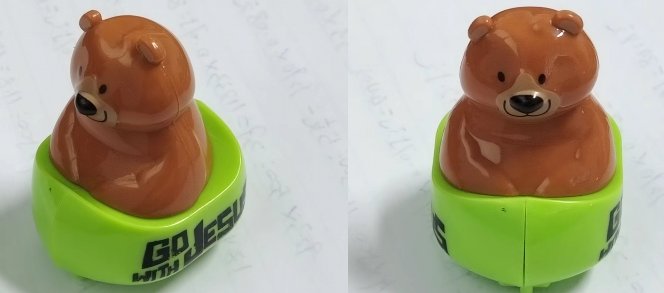 Игрушка заводная лодка "Бурый медведь"