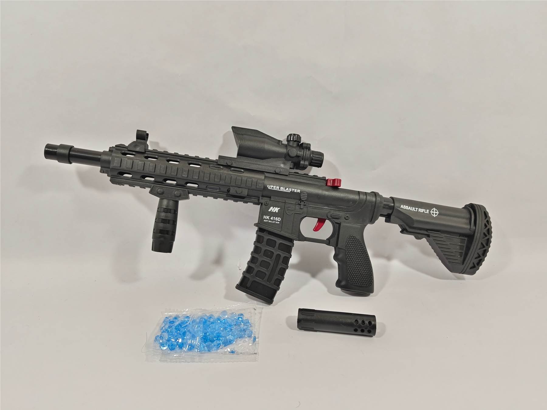 Игрушечный автомат M416 с мягкими пулями и гидрогелем