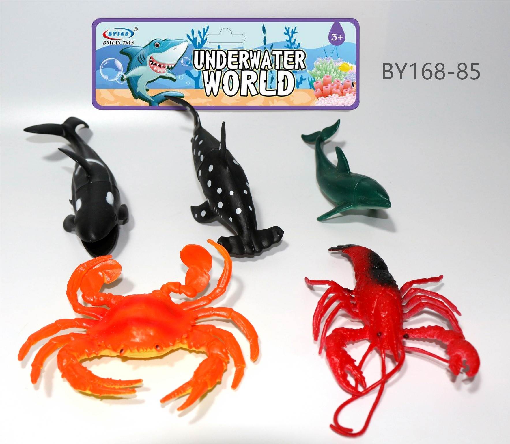 Набор фигурок морских животных, 5 шт.