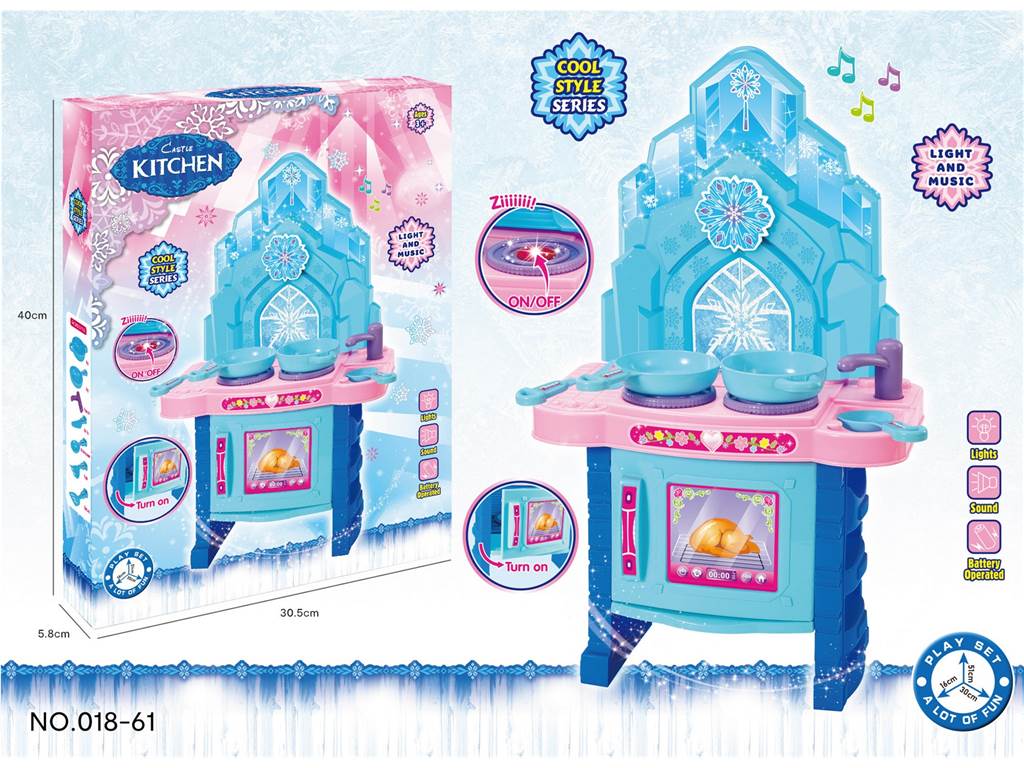 Игровой набор "Кухня Ледяного Замка" со светом и звуком