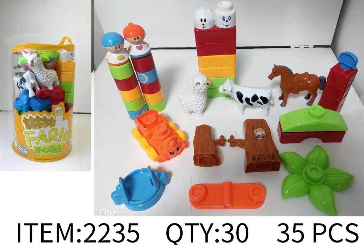 Конструктор Ферма, 35 деталей, экспорт