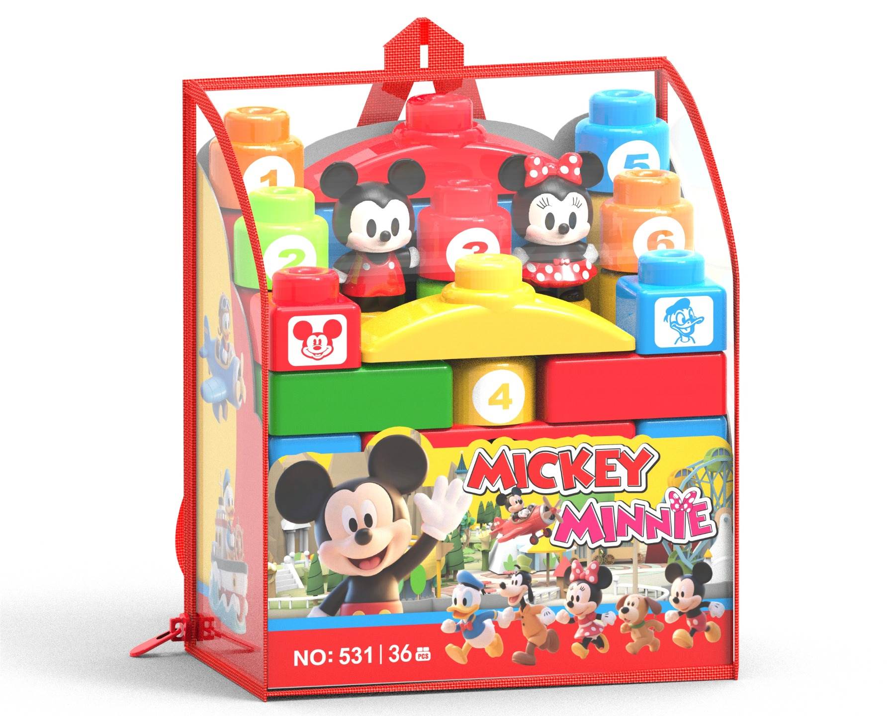 Конструктор Mickey & Minnie, 36 деталей